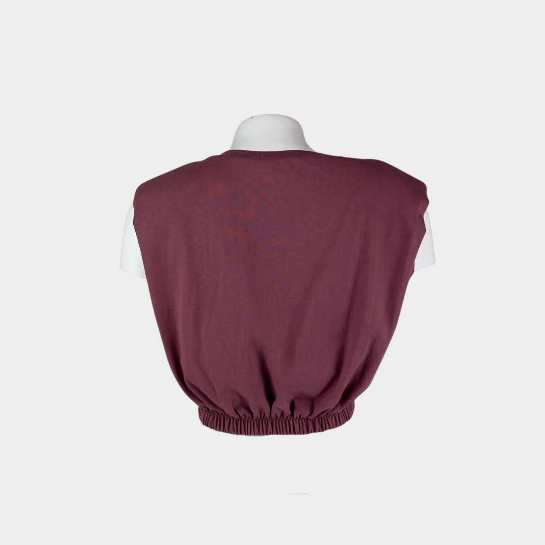 Zara Shoulder Padded Sleeveless T