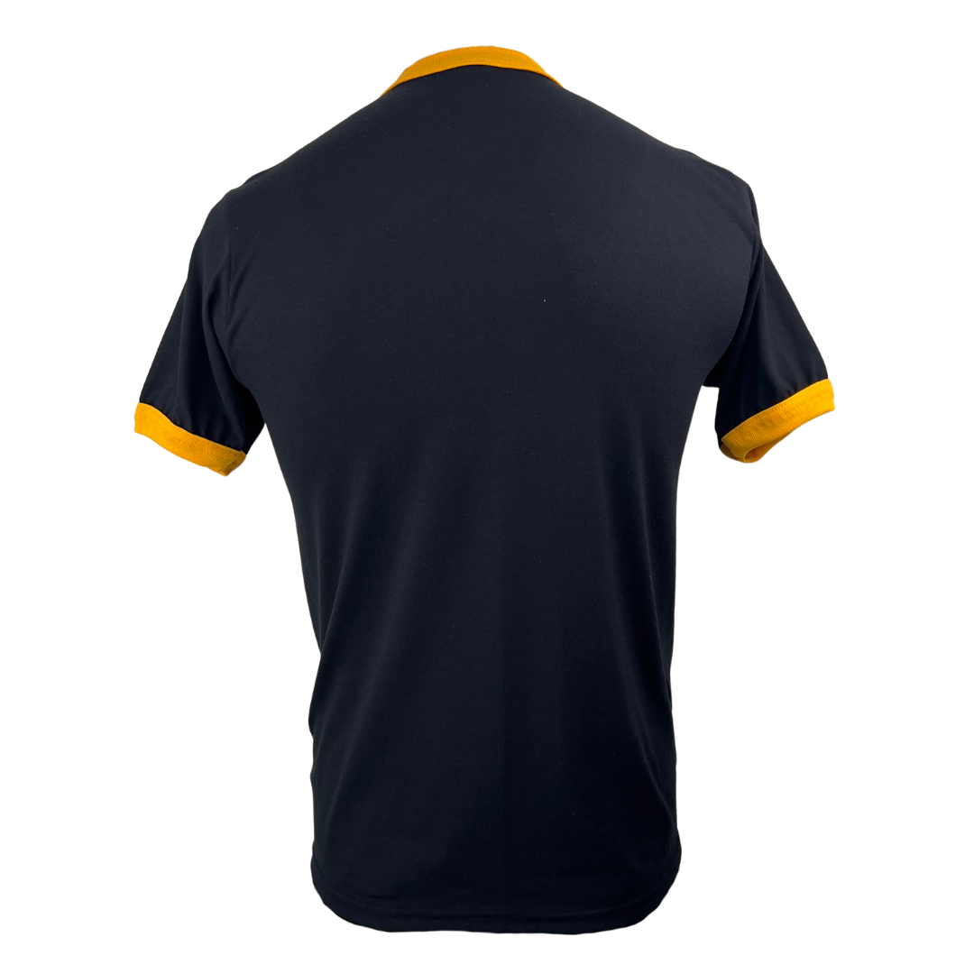 Black and Yellow Ringer T