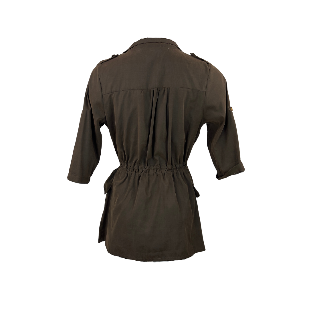 Brown Lightweight Safari Blazer