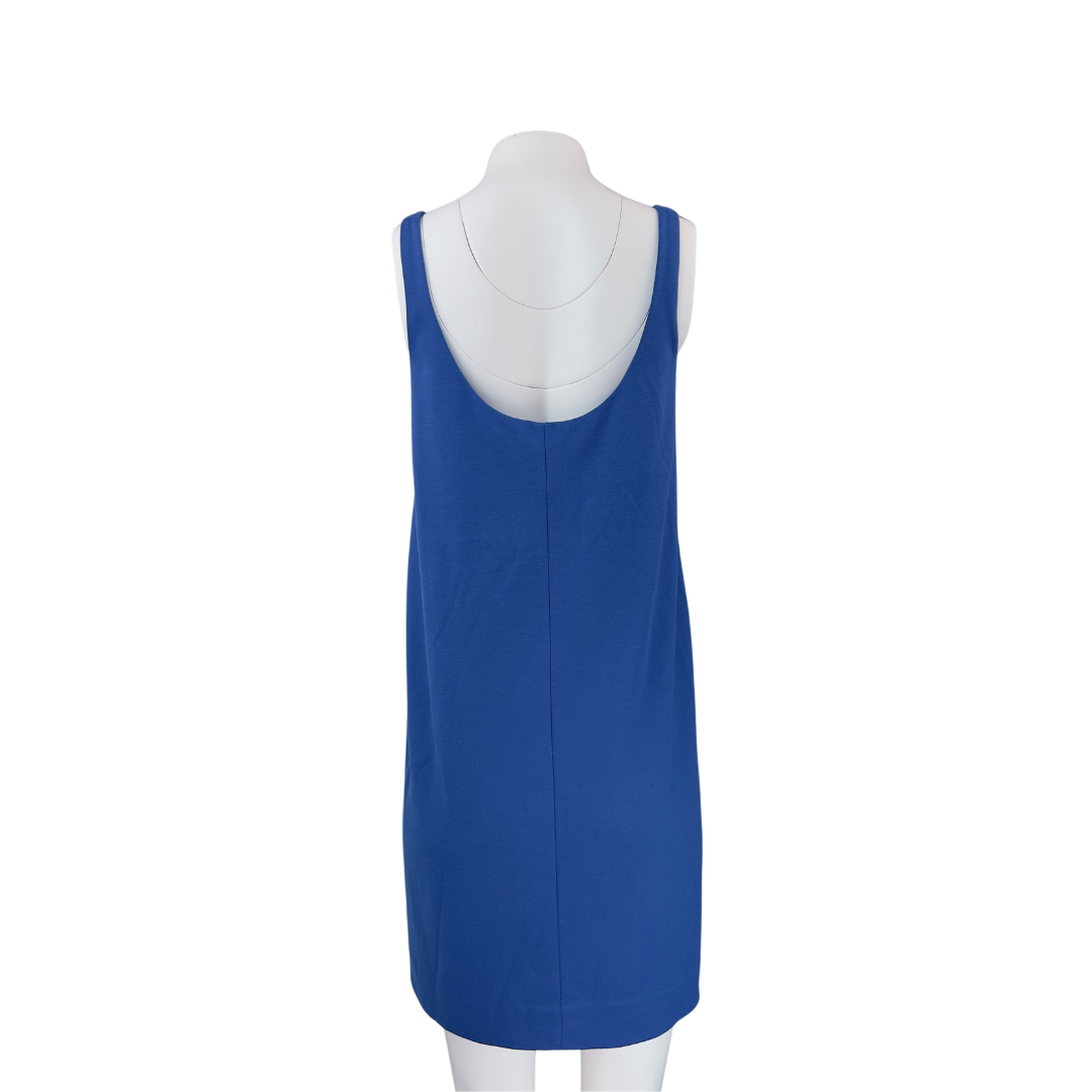 Joe Fresh Blue Scoop Neck Sun Dress