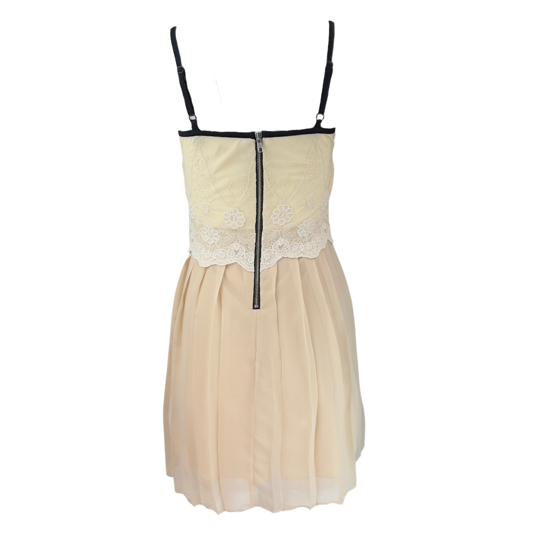 Maison Jules Cream Lace Dress