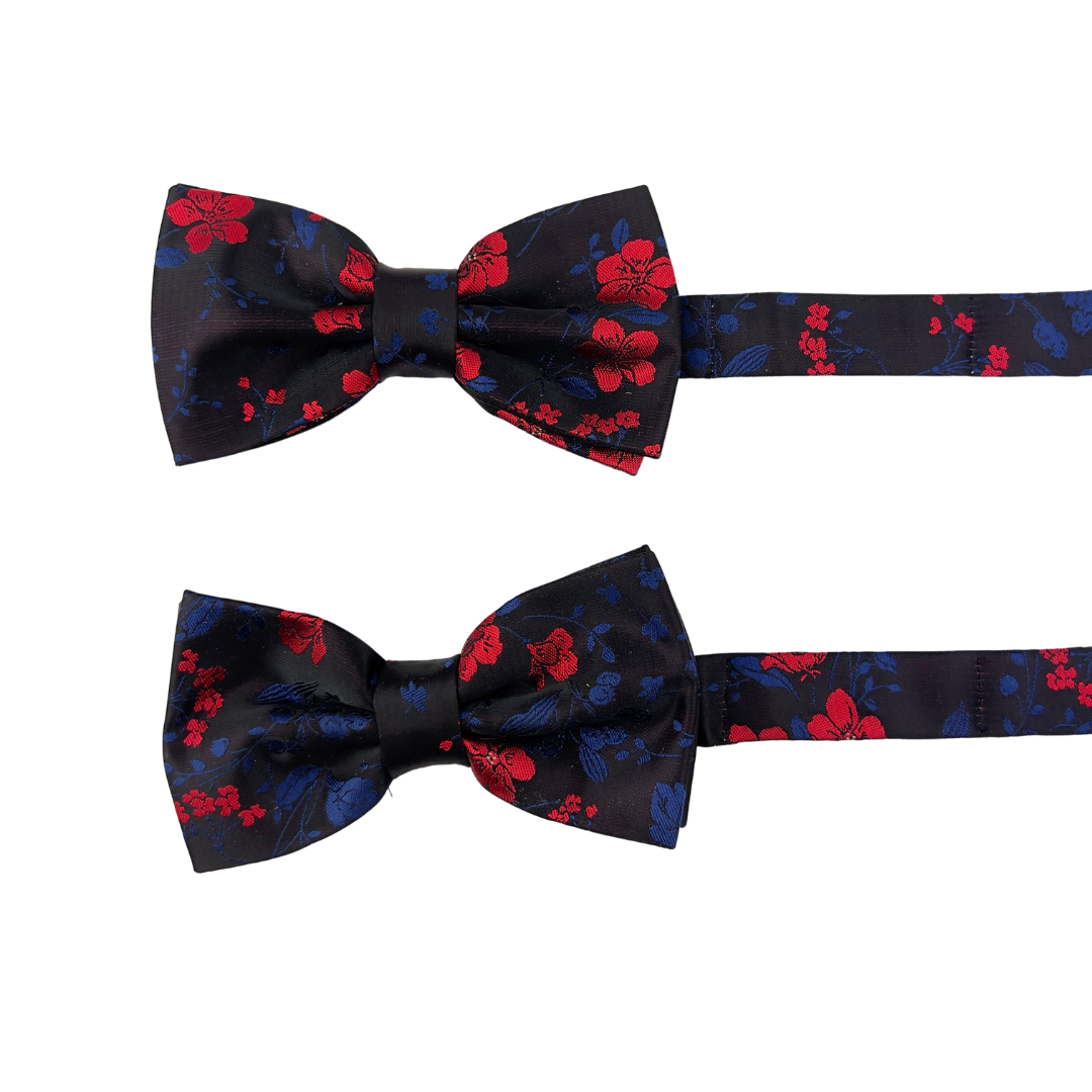 Floral Jacquard Bow Tie