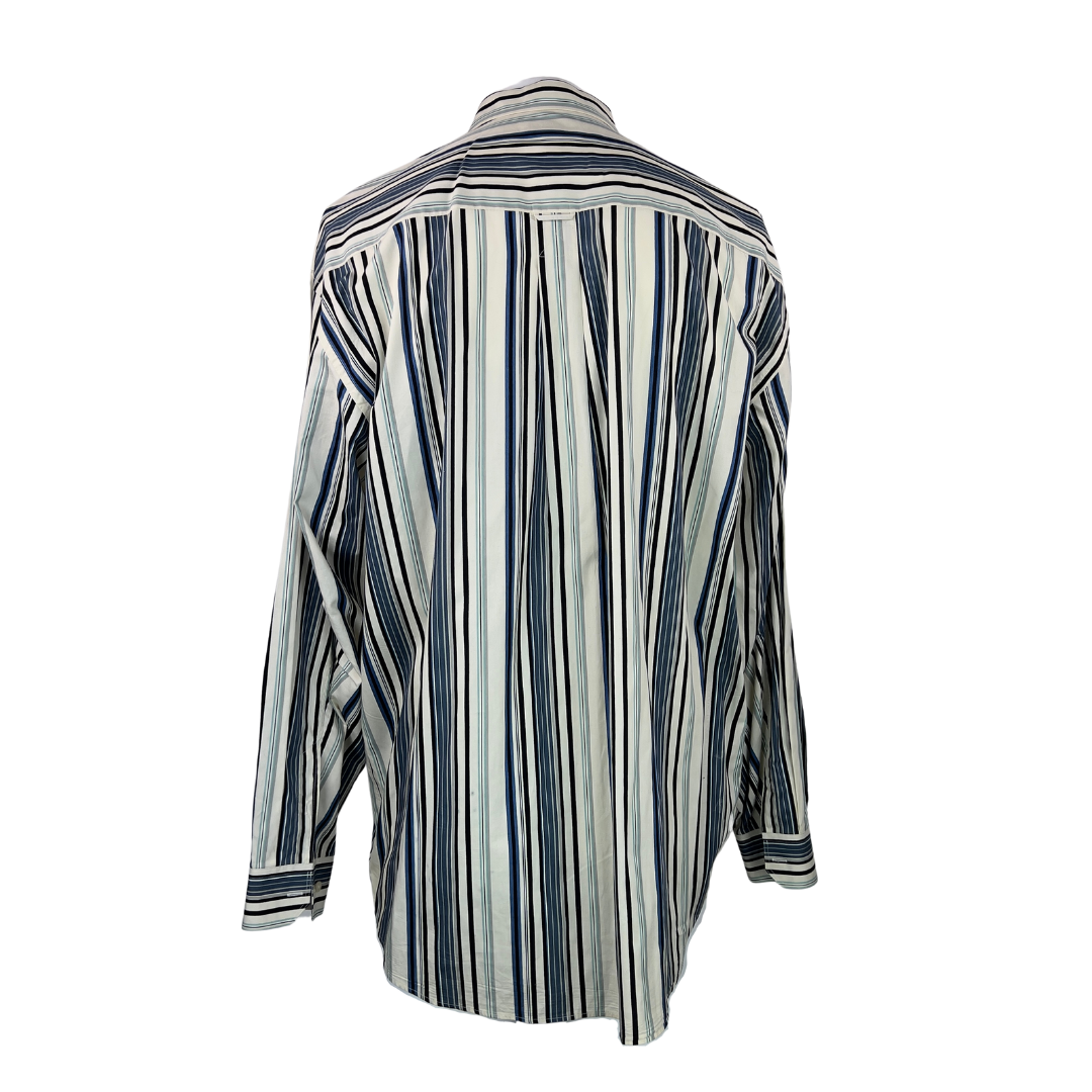 Cutter & Buck Grey, Blue and Black Dress Shirt XXL