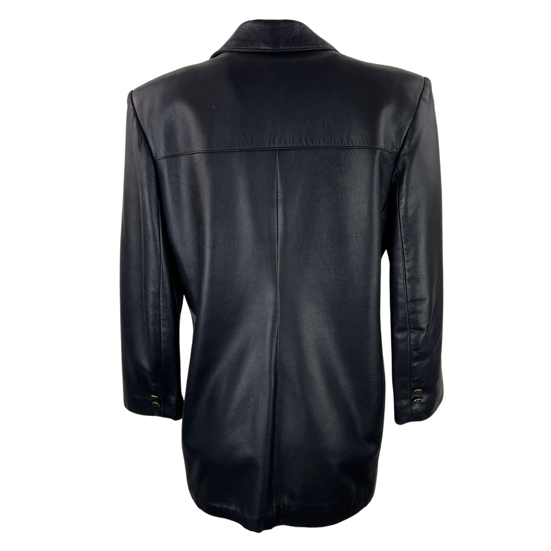 Danier 3 Button Leather Blazer
