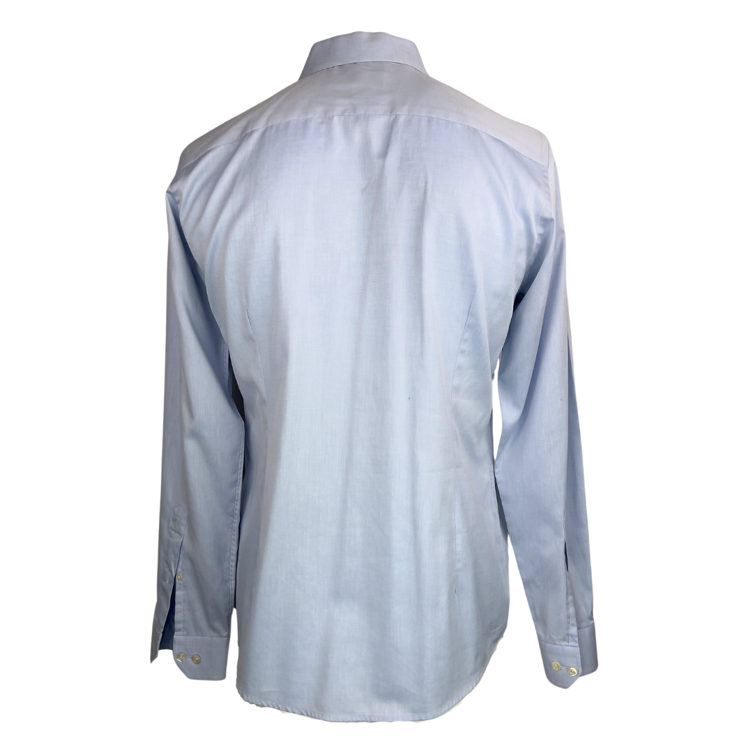 Eton Light Blue Super Slim Dress Shirt with Spread Collar 16