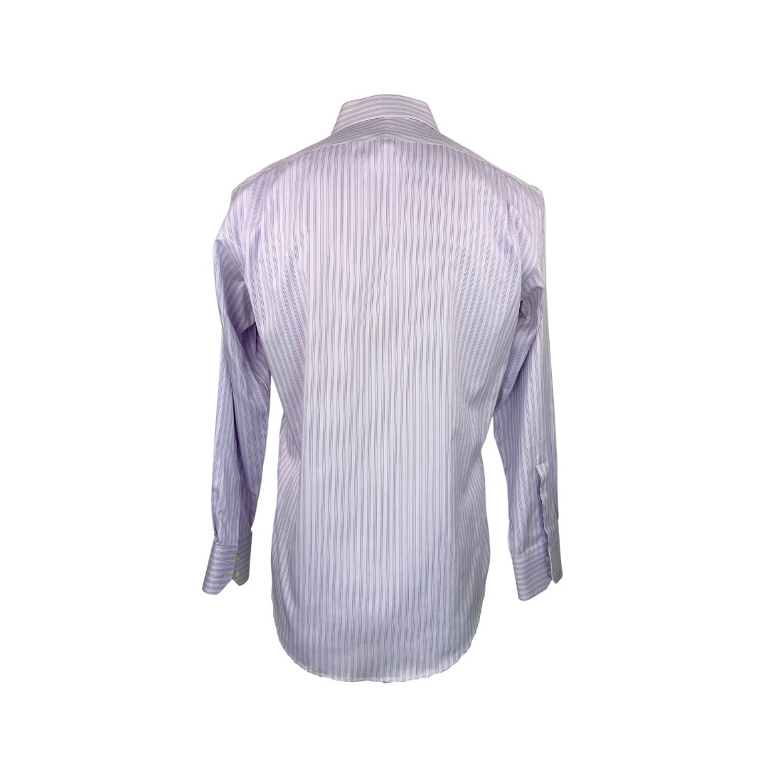 Hudson Room Lilac Dress Shirt with Pinstripes