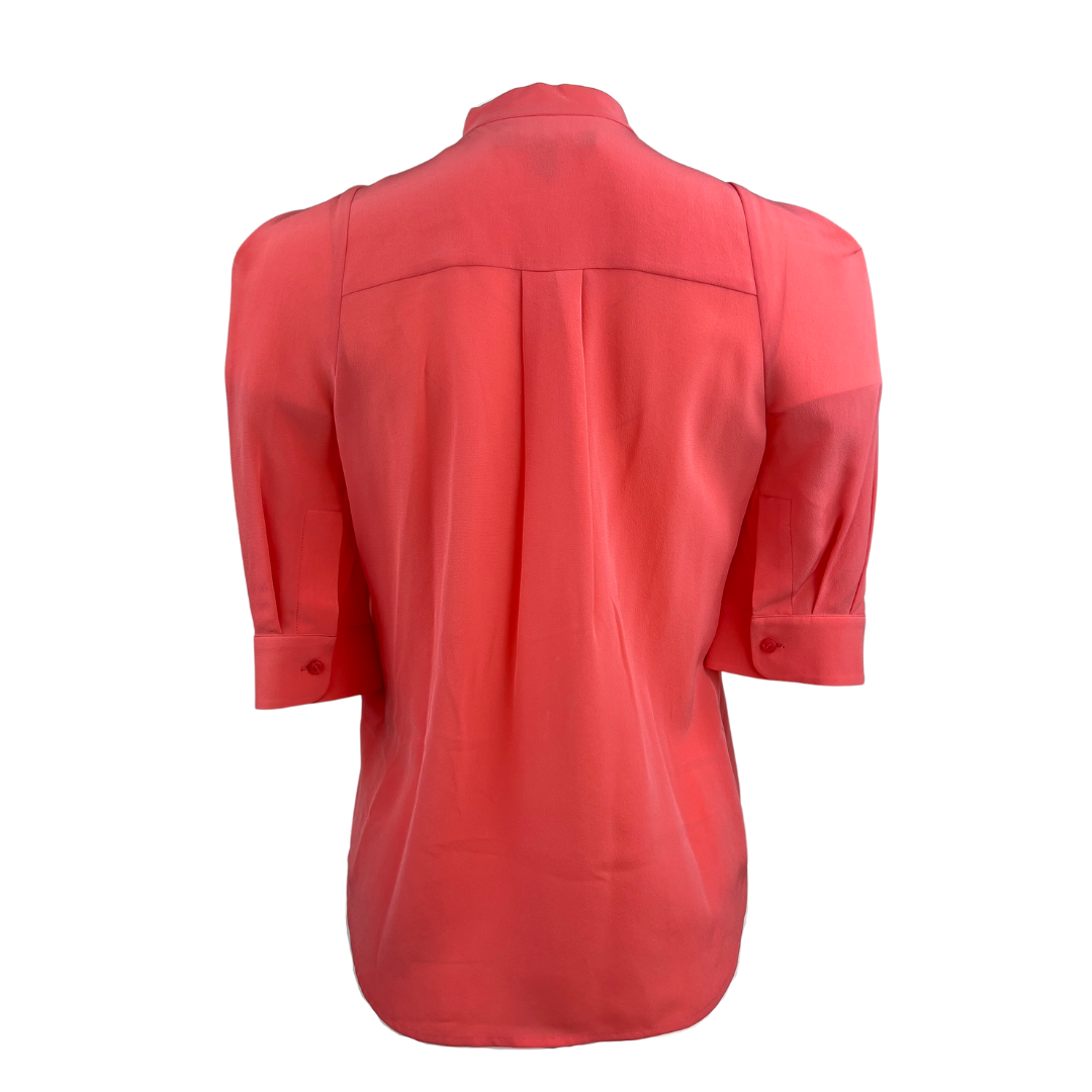 Judith and Charles 3/4 Sleeve Salmon Blouse