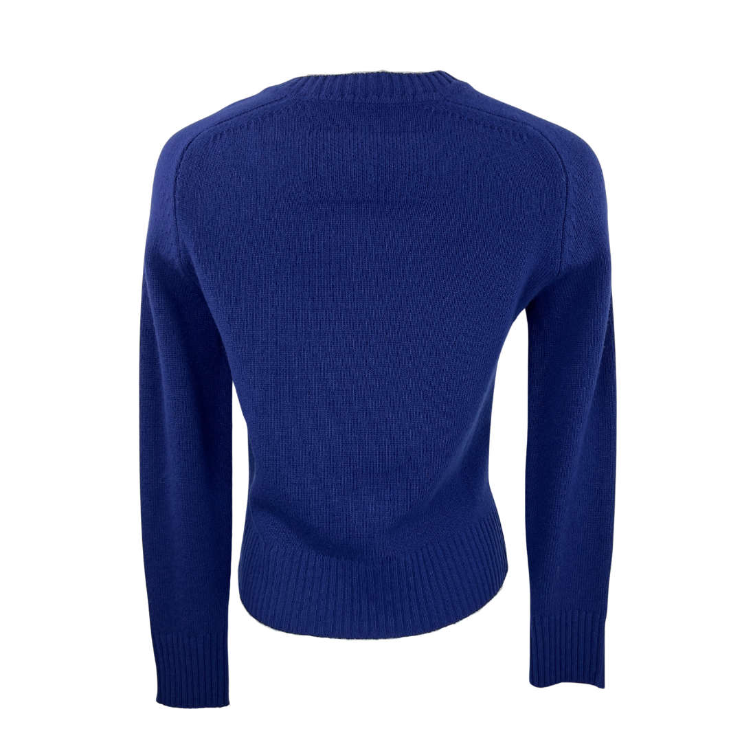Marc Jacobs Color Block Sweater Plum and Navy