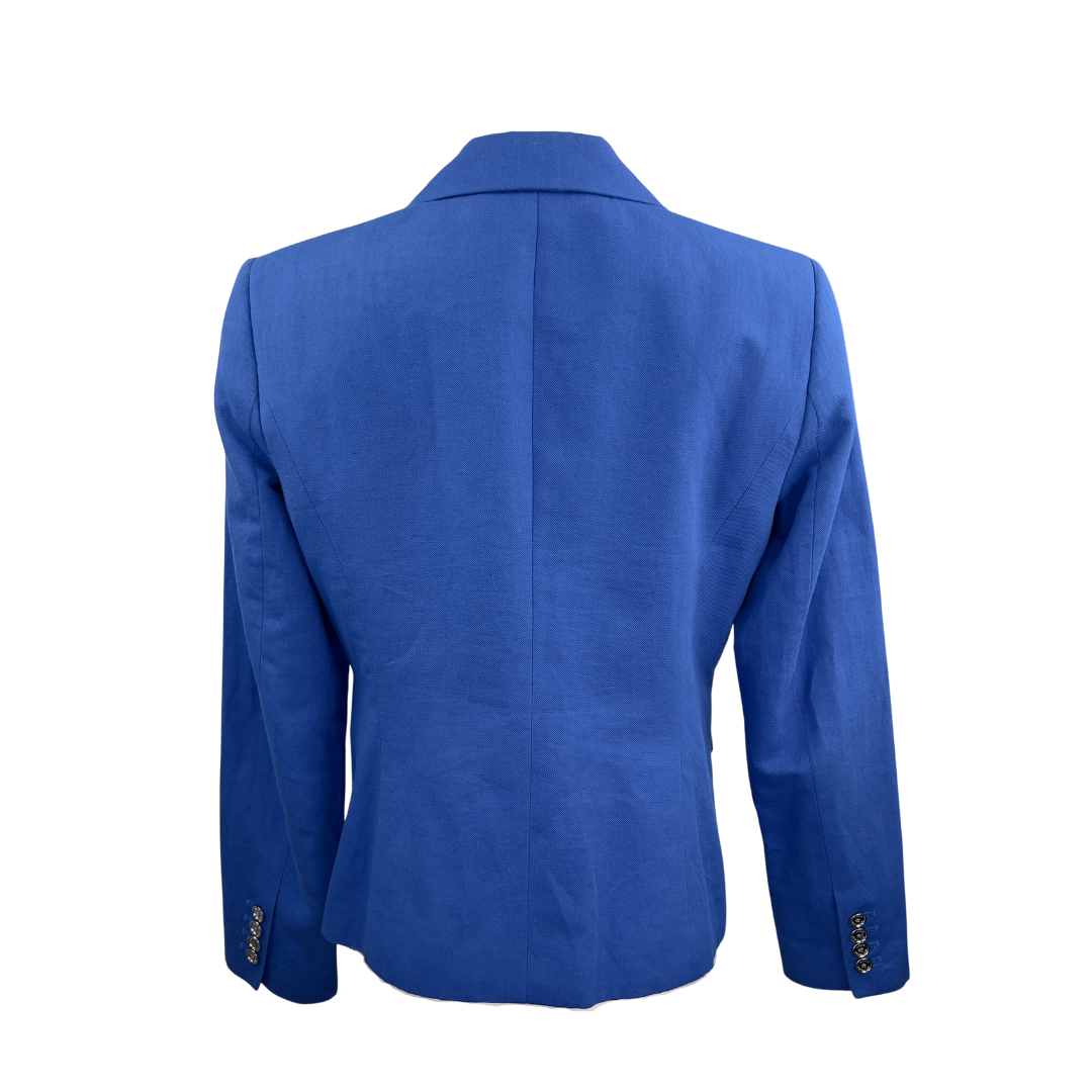 Michael by Michael Kors Robin's Egg Blue Linen Blazer
