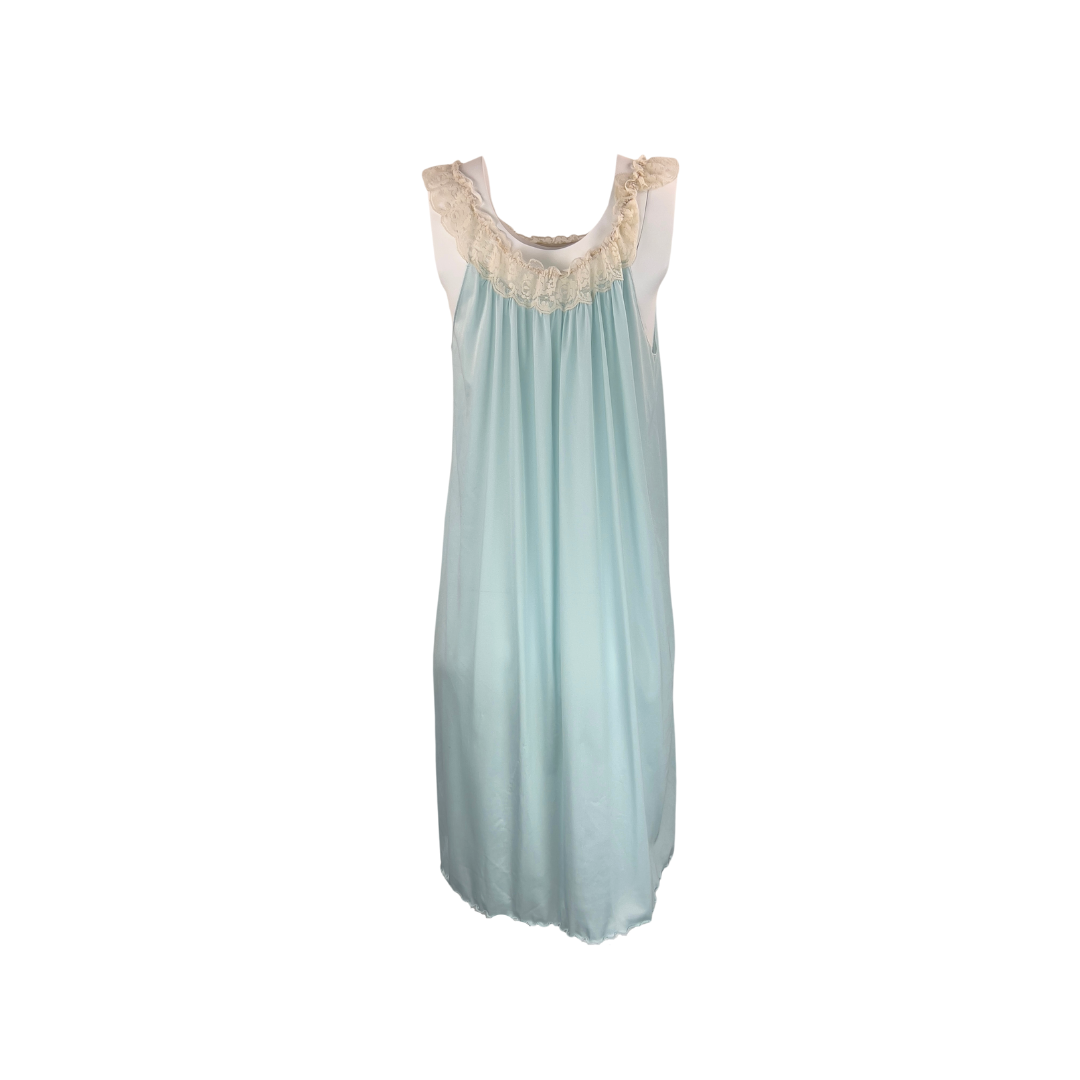 Vintage Mint Green Slip Nightgown