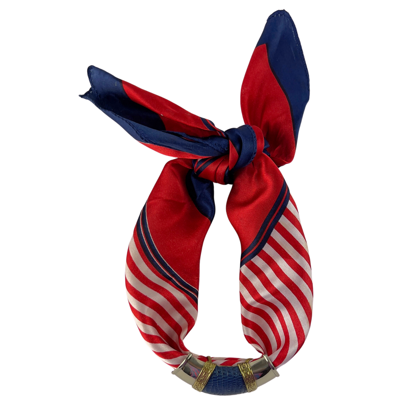 Nautical Neck Scarf with Medalion