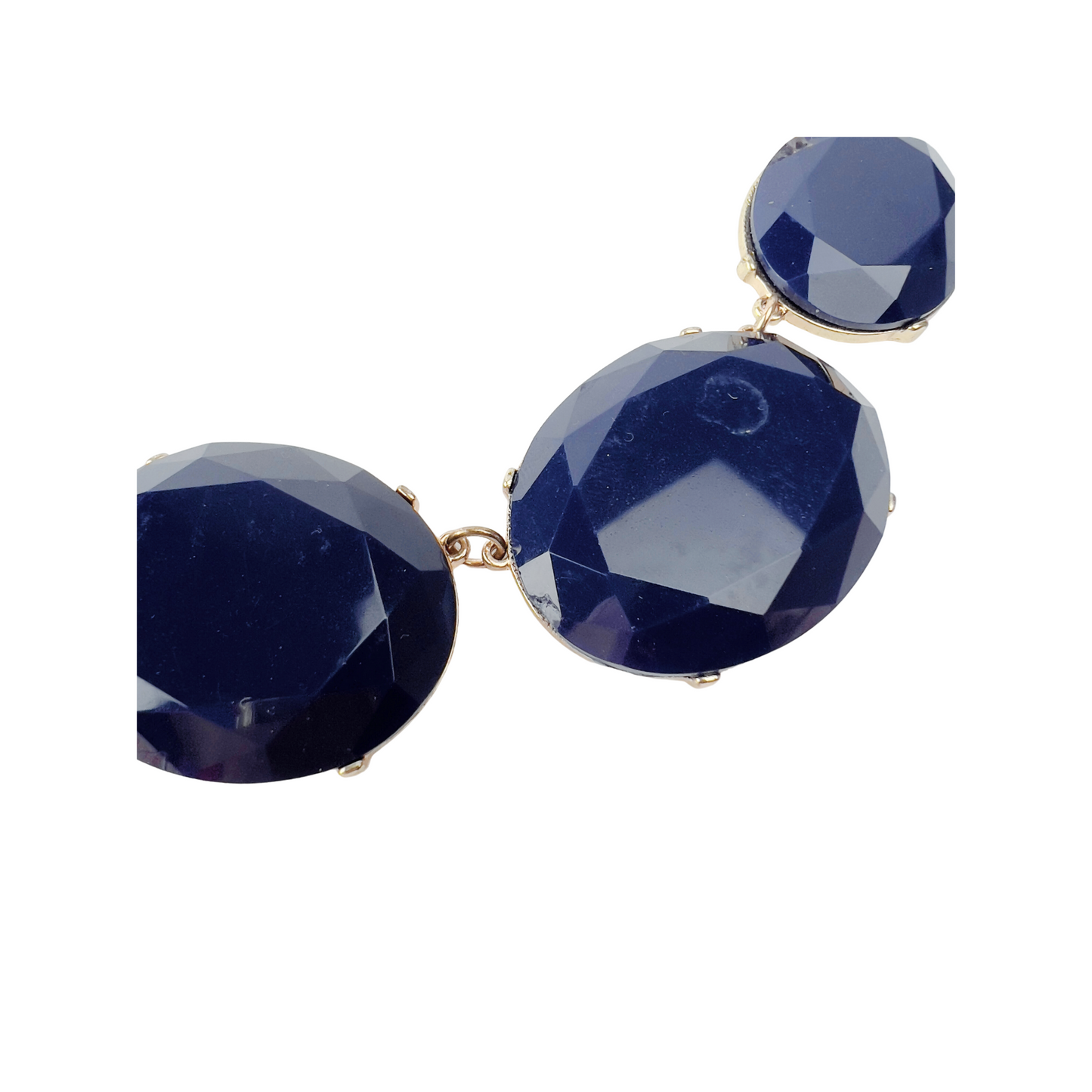 Navy "Stone" Necklace