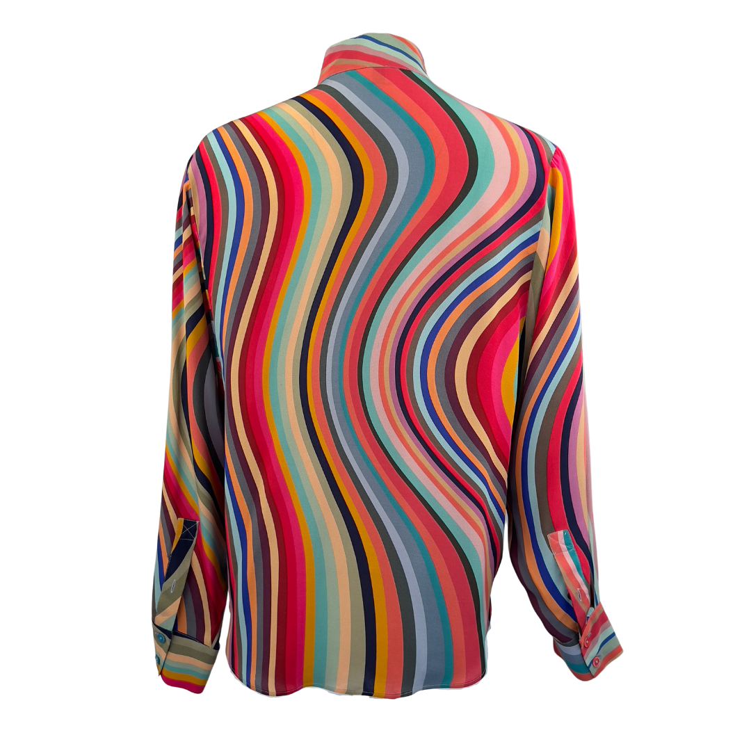 Paul Smith Rainbow Swirl Blouse