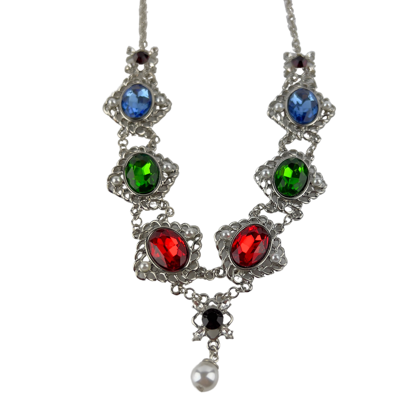 Multi Color Crystal Necklace