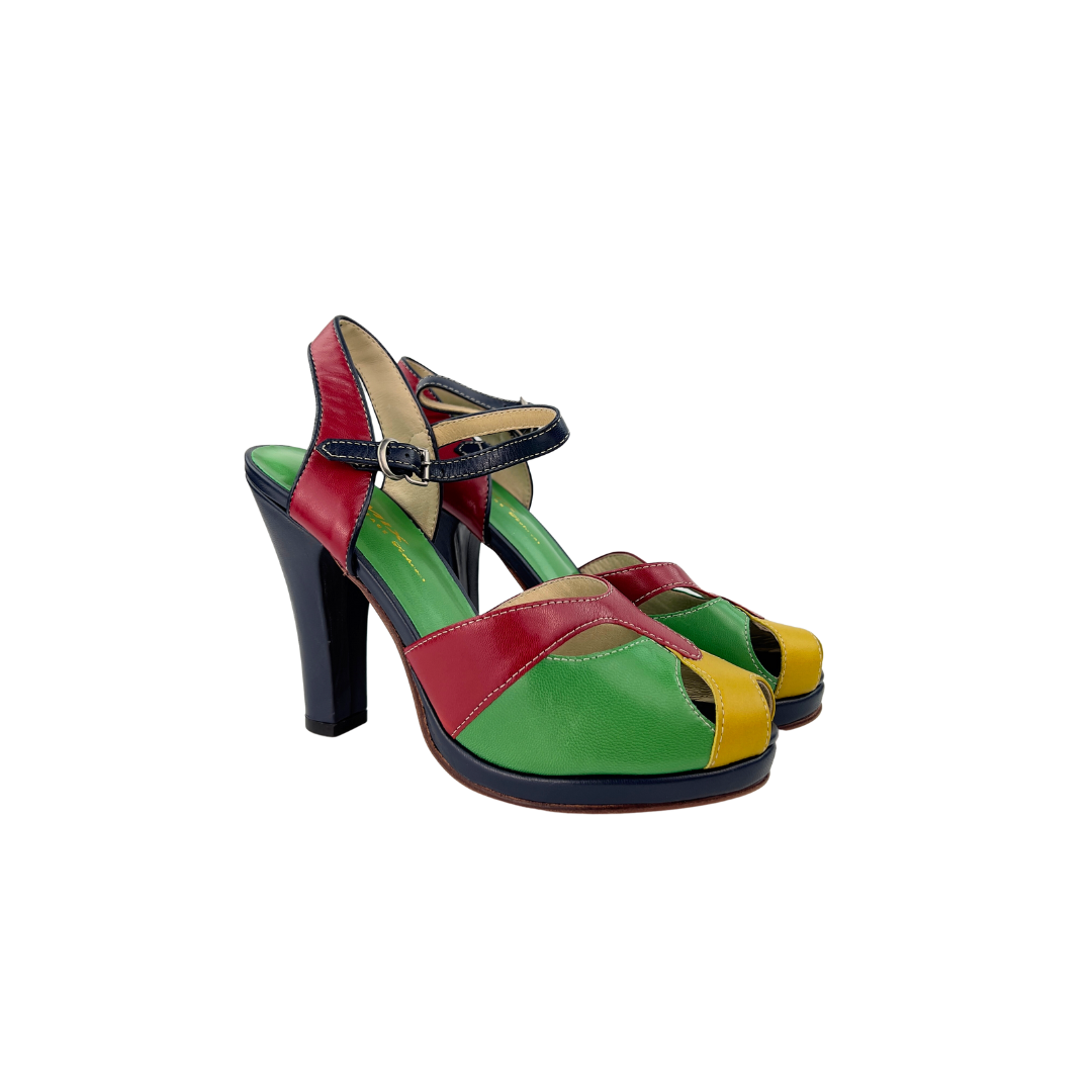Remix Multi Color Carnival Heels