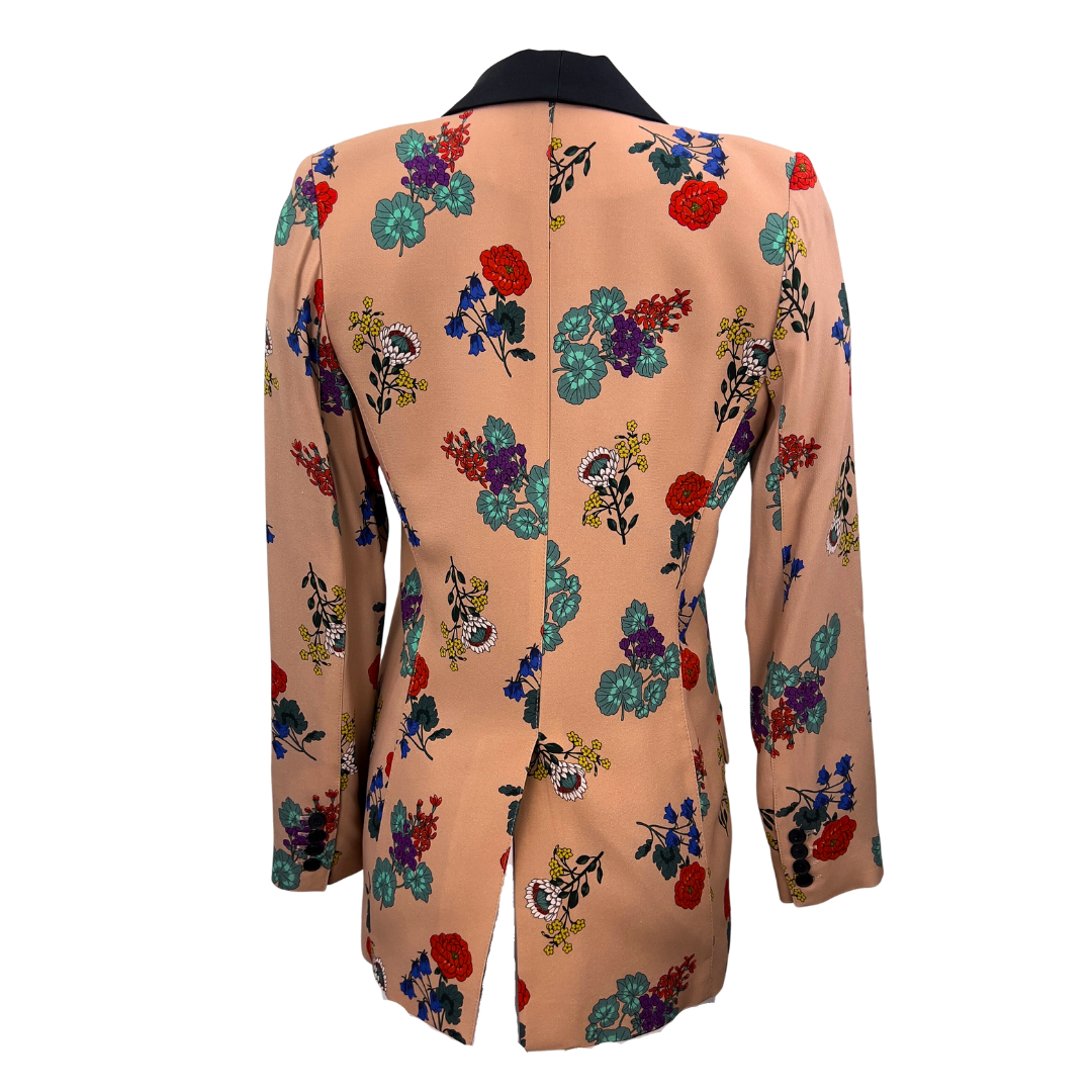 Floral Printed Smythe Tuxedo Blazer
