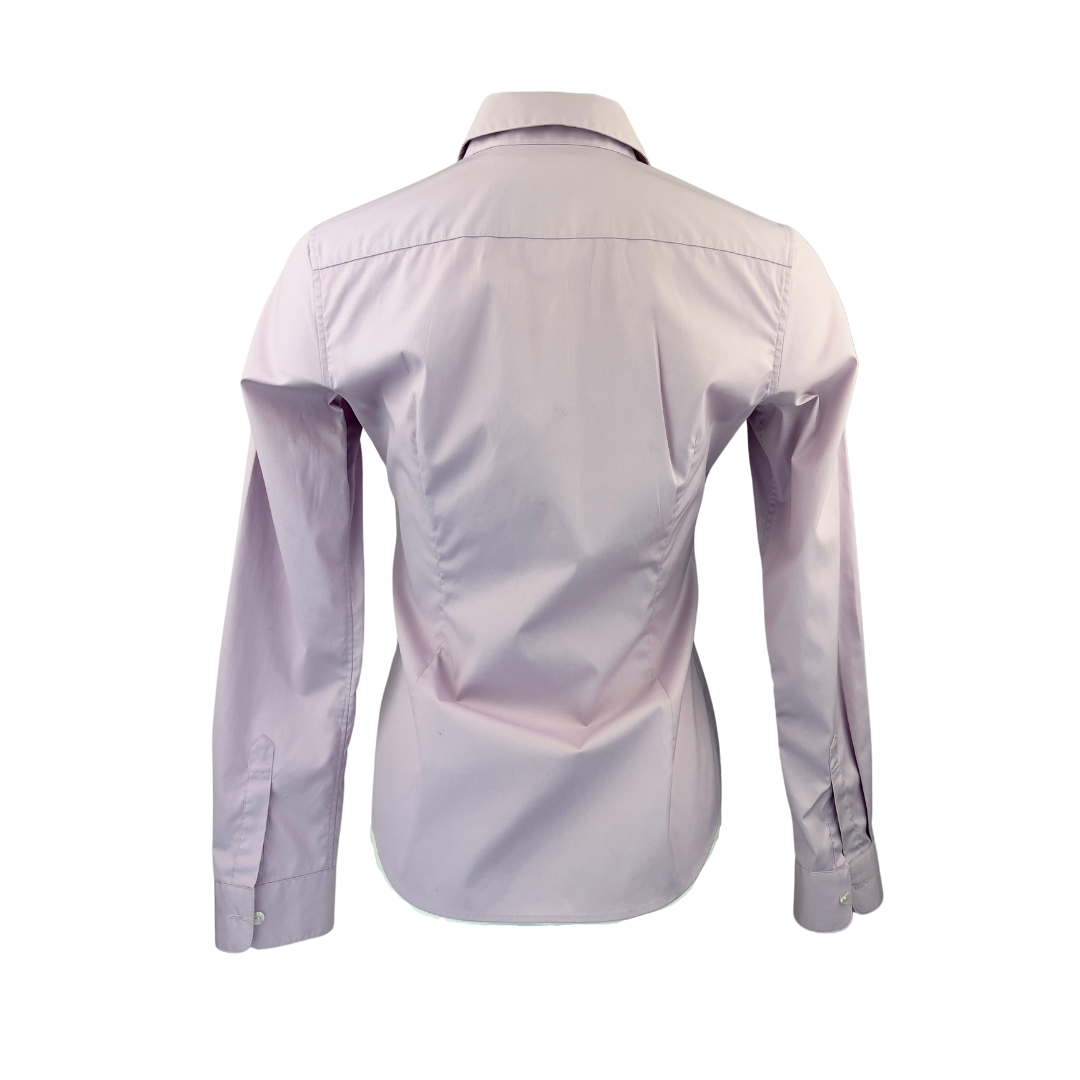 Uniqlo Mauve Fitted Dress Shirt with Stretch Medium