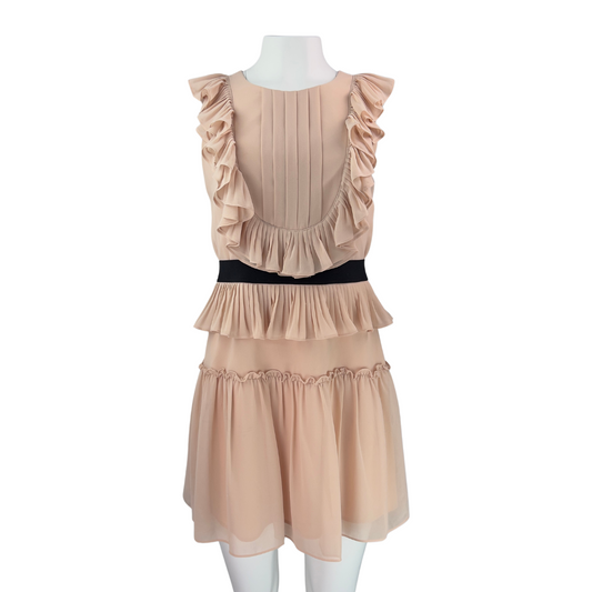 BCBG Dusty Rose Ruffle Dress