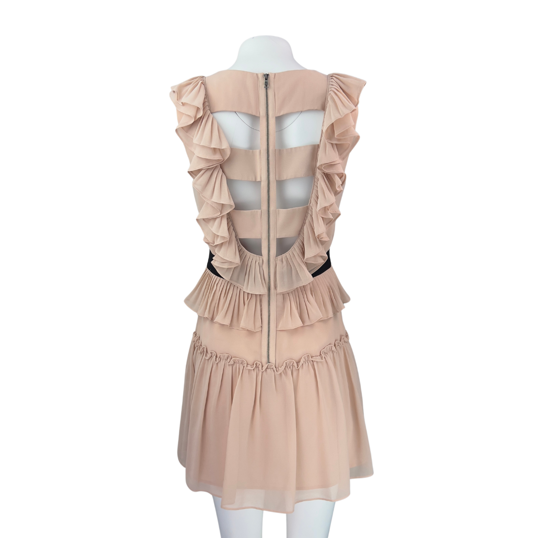 BCBG Dusty Rose Ruffle Dress