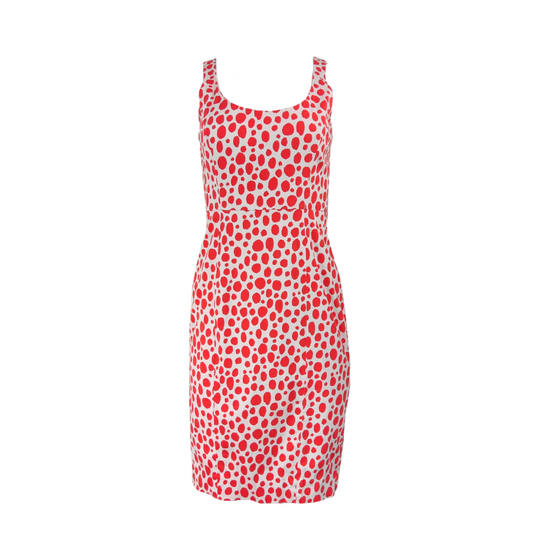 Club Monaco Red Polka Dot Dress