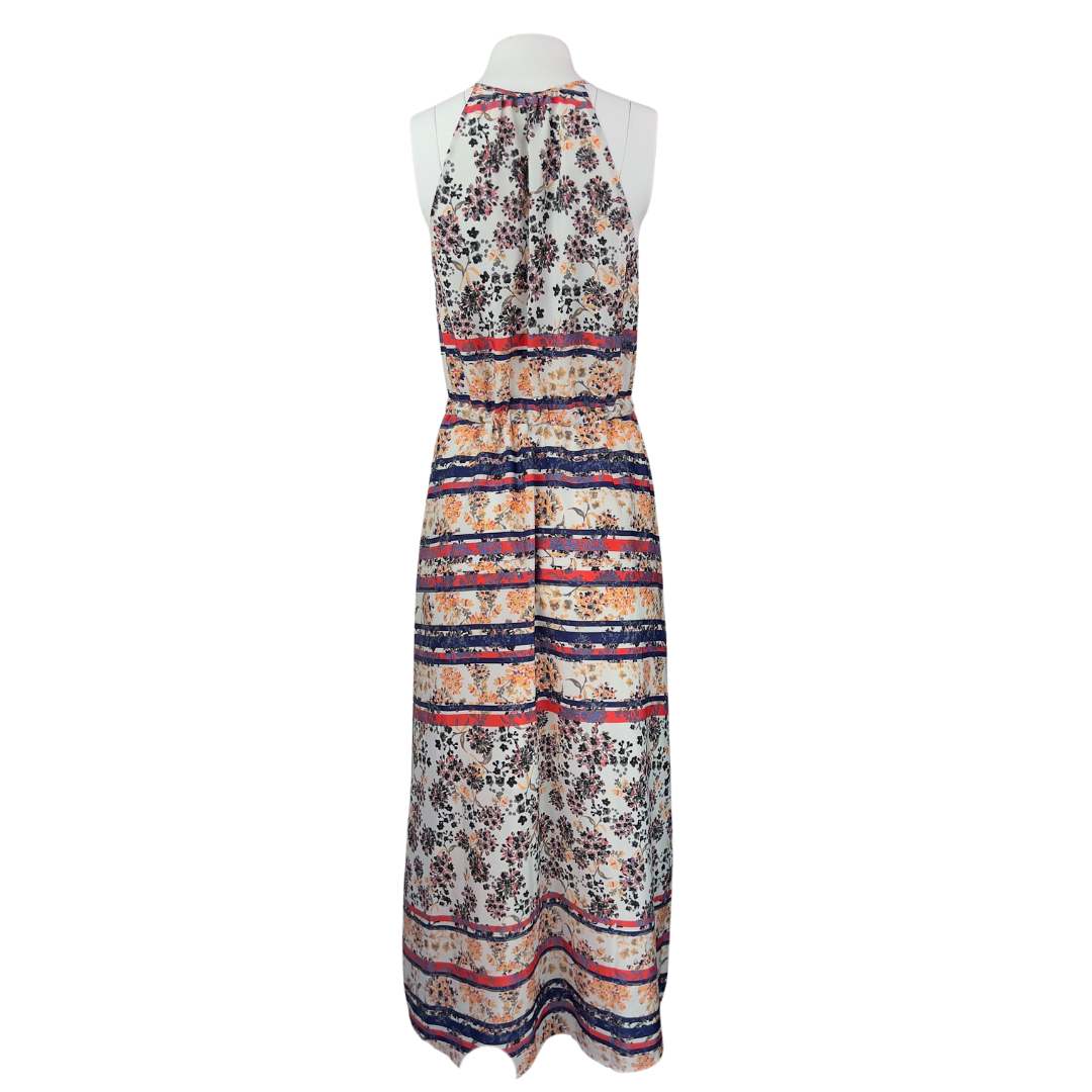 Collective Concepts Floral Sundress with Stripes