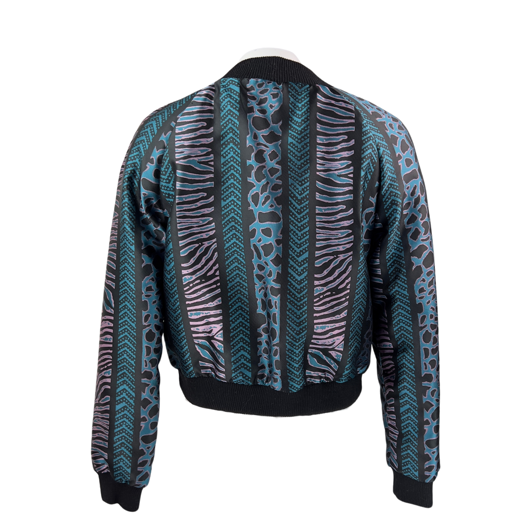 Endless Rose Animal Print Bomber