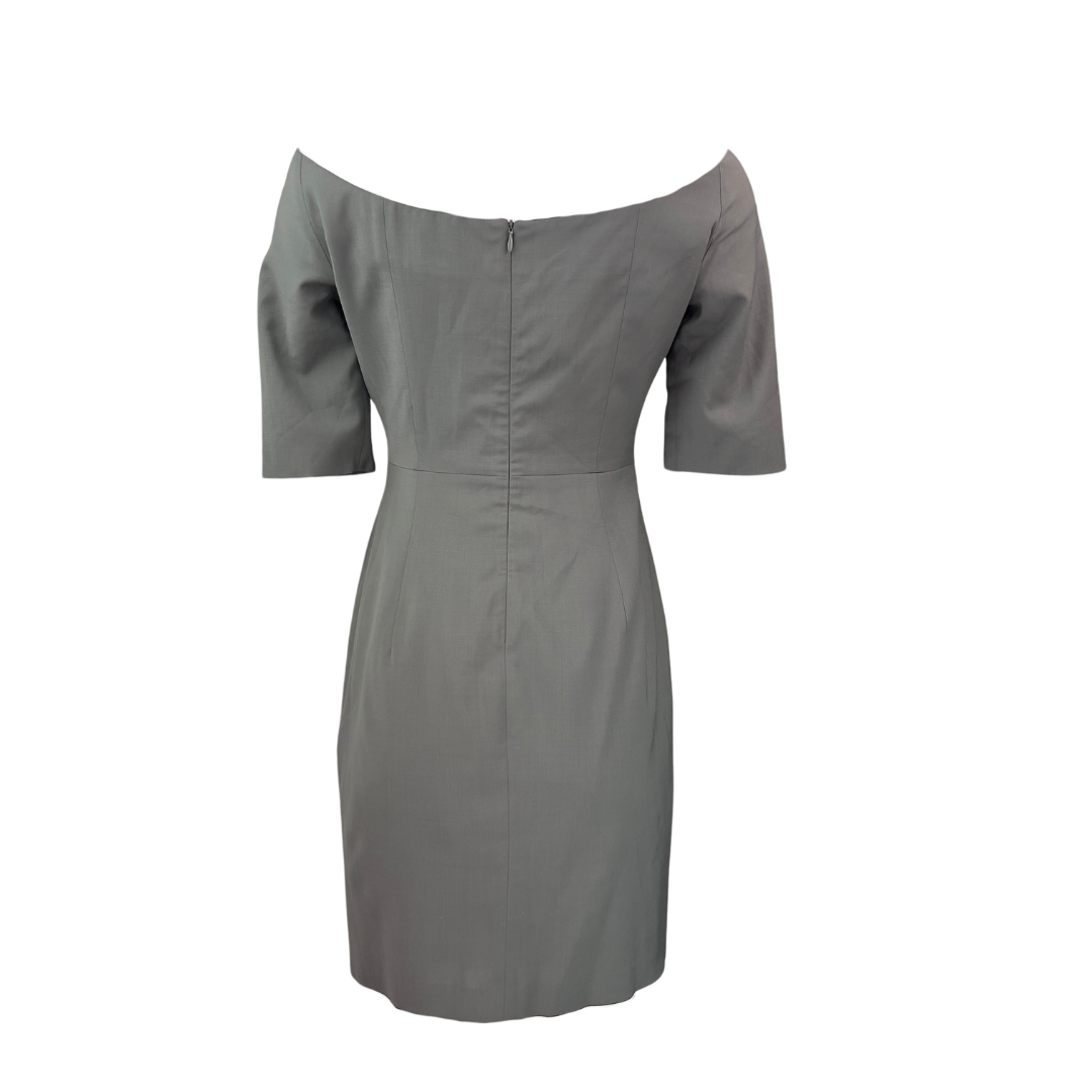 Tiger of Sweden Grey Boat Neck Dress