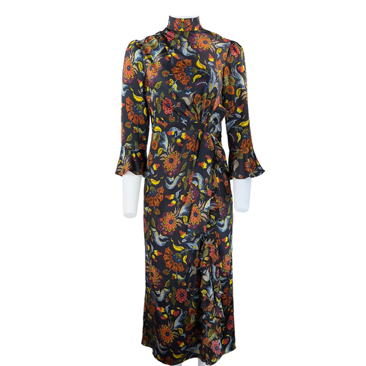 Cinq a Sept Multi Color Floral Long Sleeve Dress