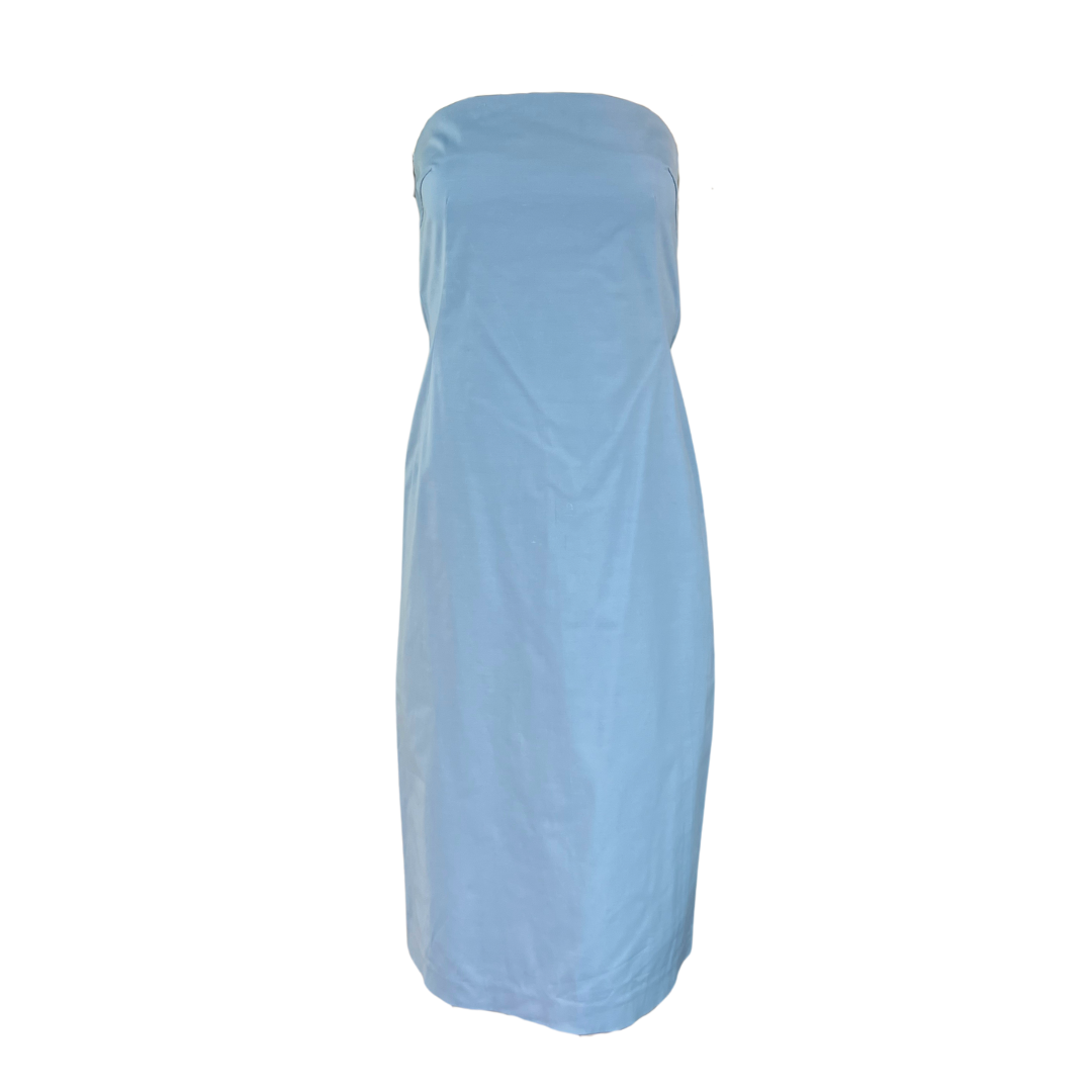 Jacob's Blue Strapless Dress