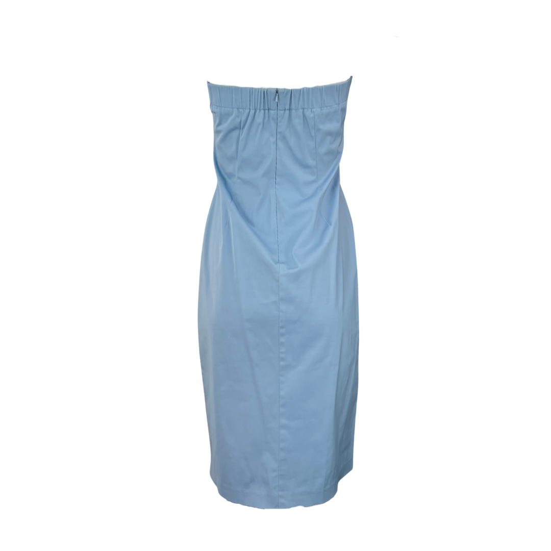 Jacob's Blue Strapless Dress
