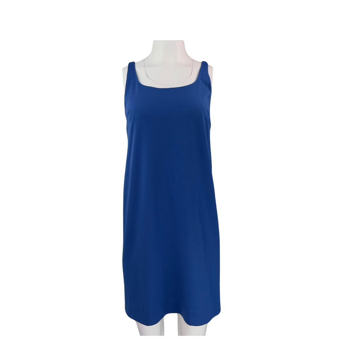 Joe Fresh Blue Scoop Neck Sun Dress