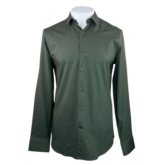 Le 31 Army Green Dress Shirt