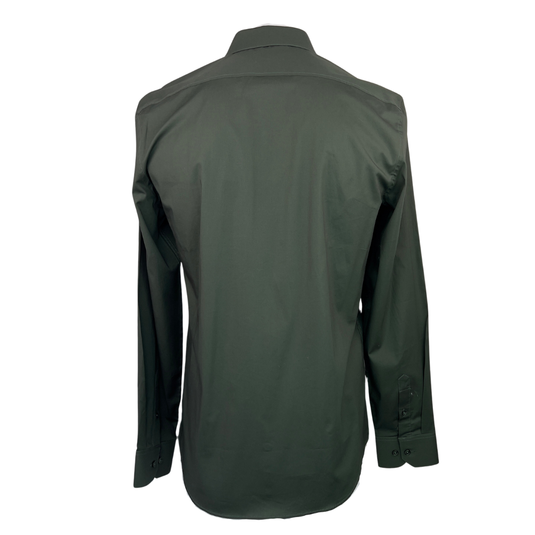 Le 31 Army Green Dress Shirt