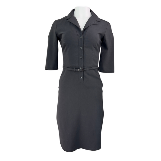 Black 3/4 Sleeve Pencil Dress