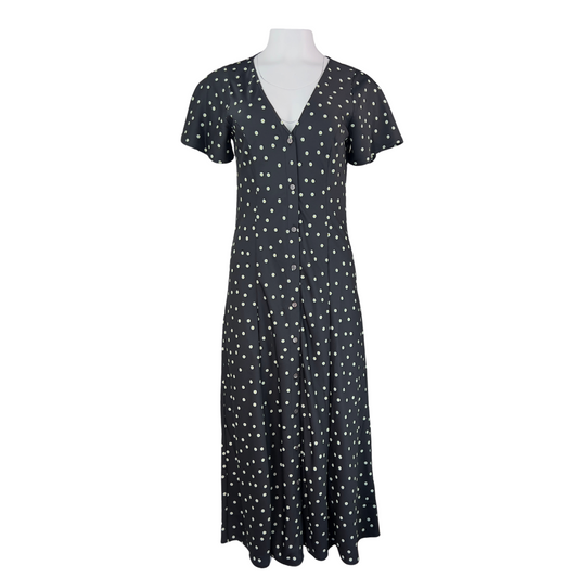 Levi's Short Sleeve Daisy Print Button Up Midi Dress