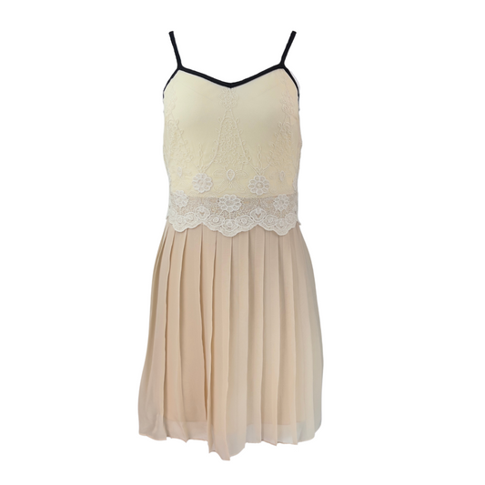 Maison Jules Cream Lace Dress