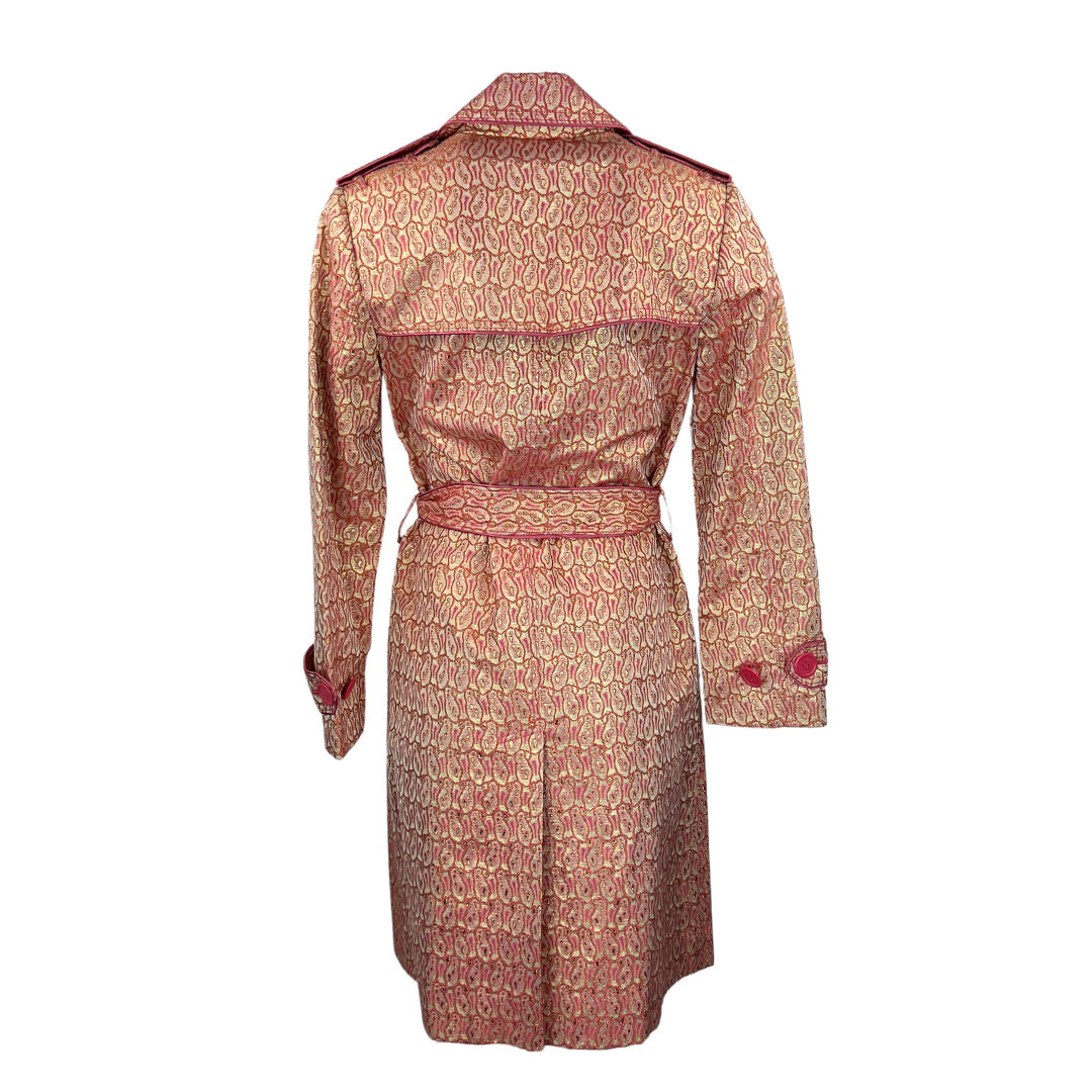 Marc Jacobs Gold and Pink Trench coat