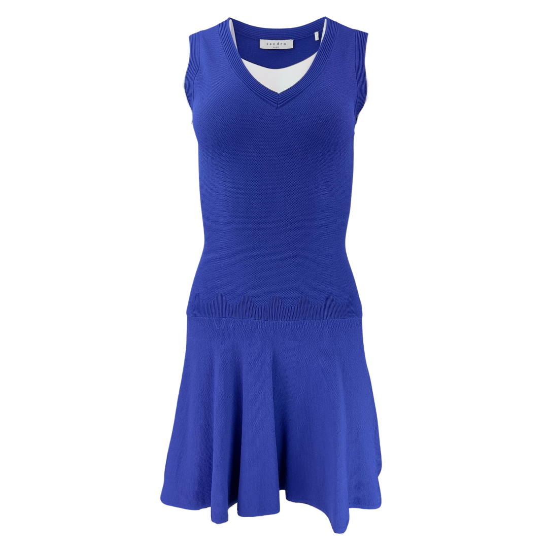 Sandro Royal Blue Tennis Dress