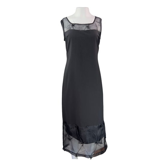 Serge Dana Vintage Black Sleeveless Dress