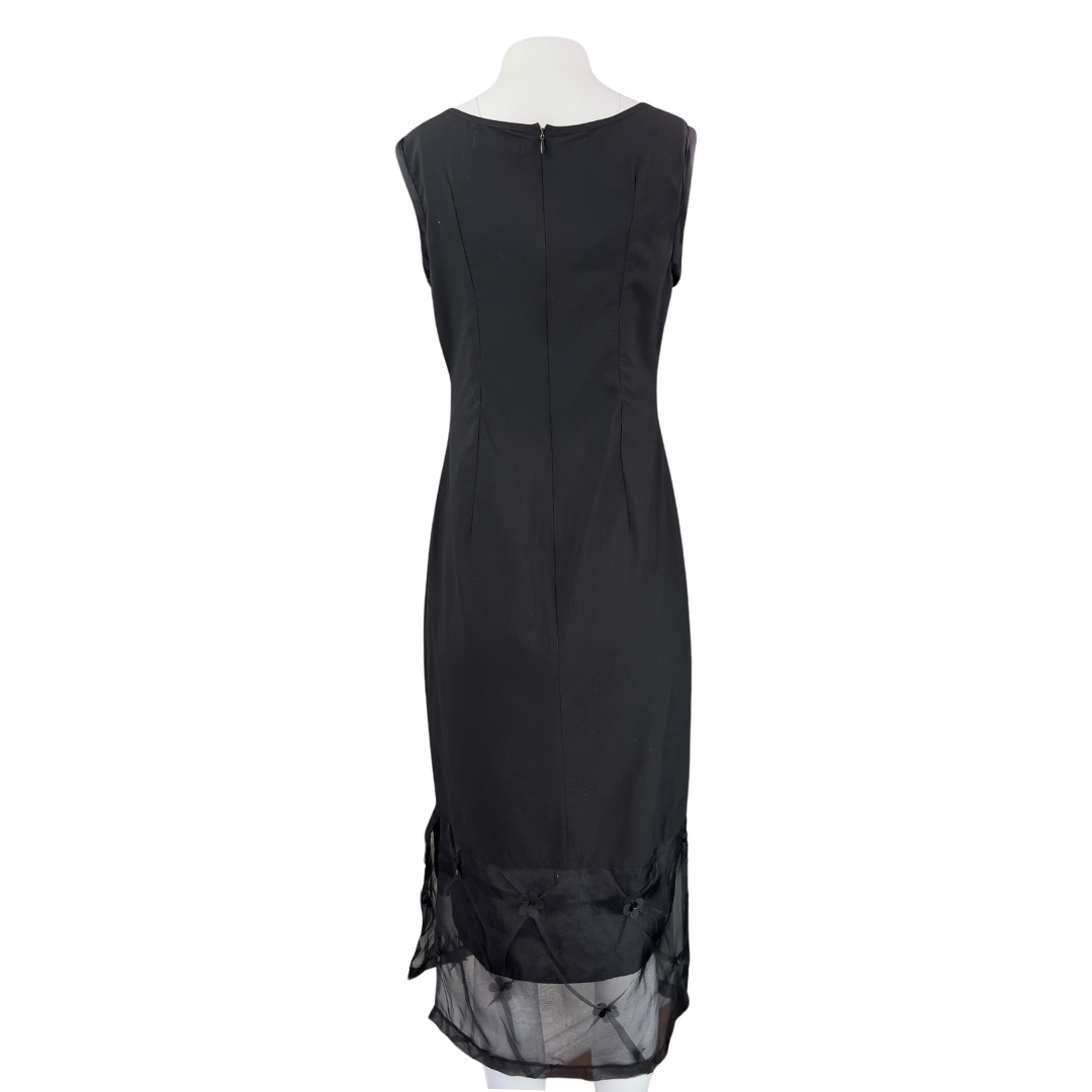 Serge Dana Vintage Black Sleeveless Dress