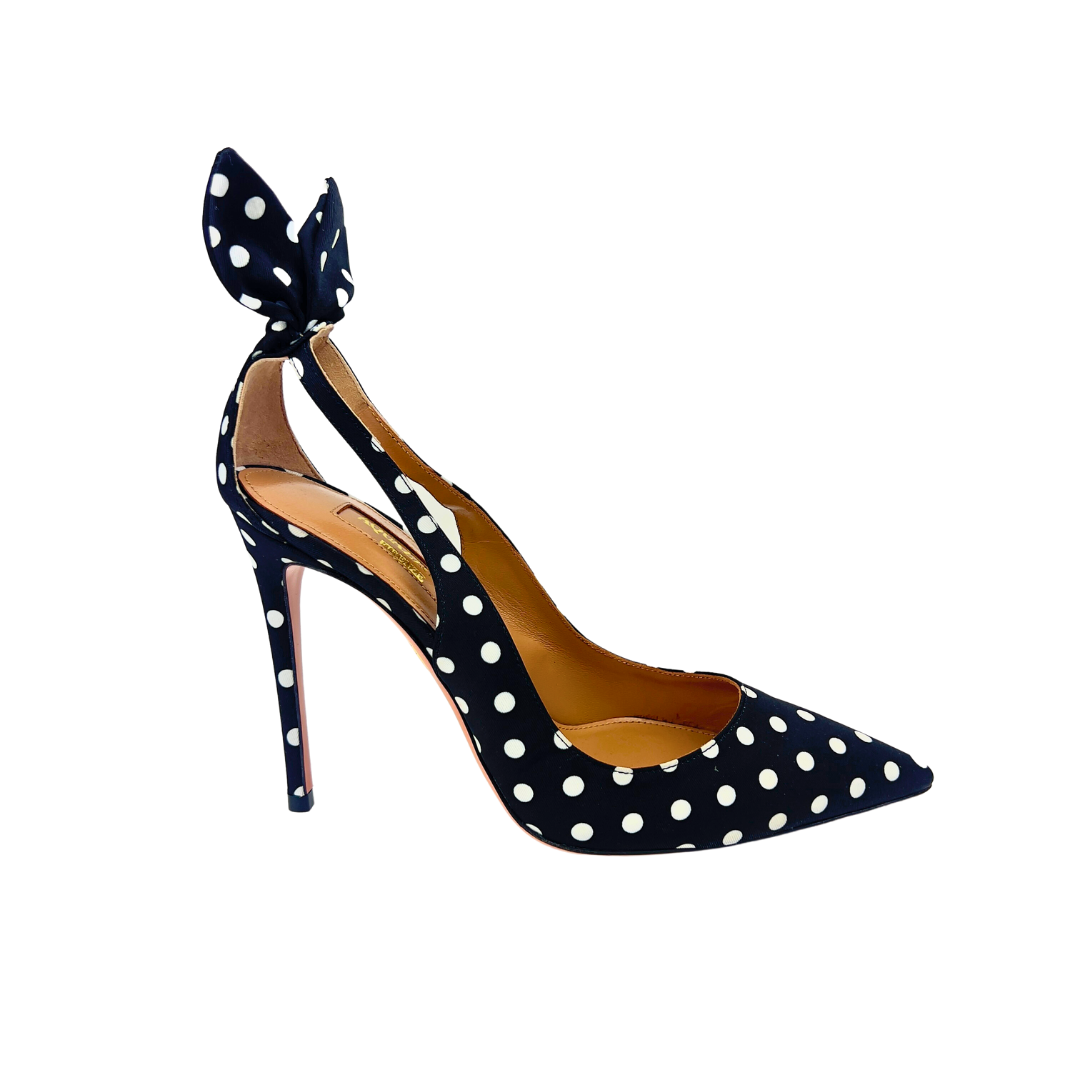 Acquazzura Polka Dot Pumps Deneuve 105