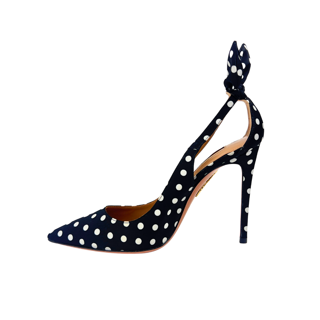 Acquazzura Polka Dot Pumps Deneuve 105