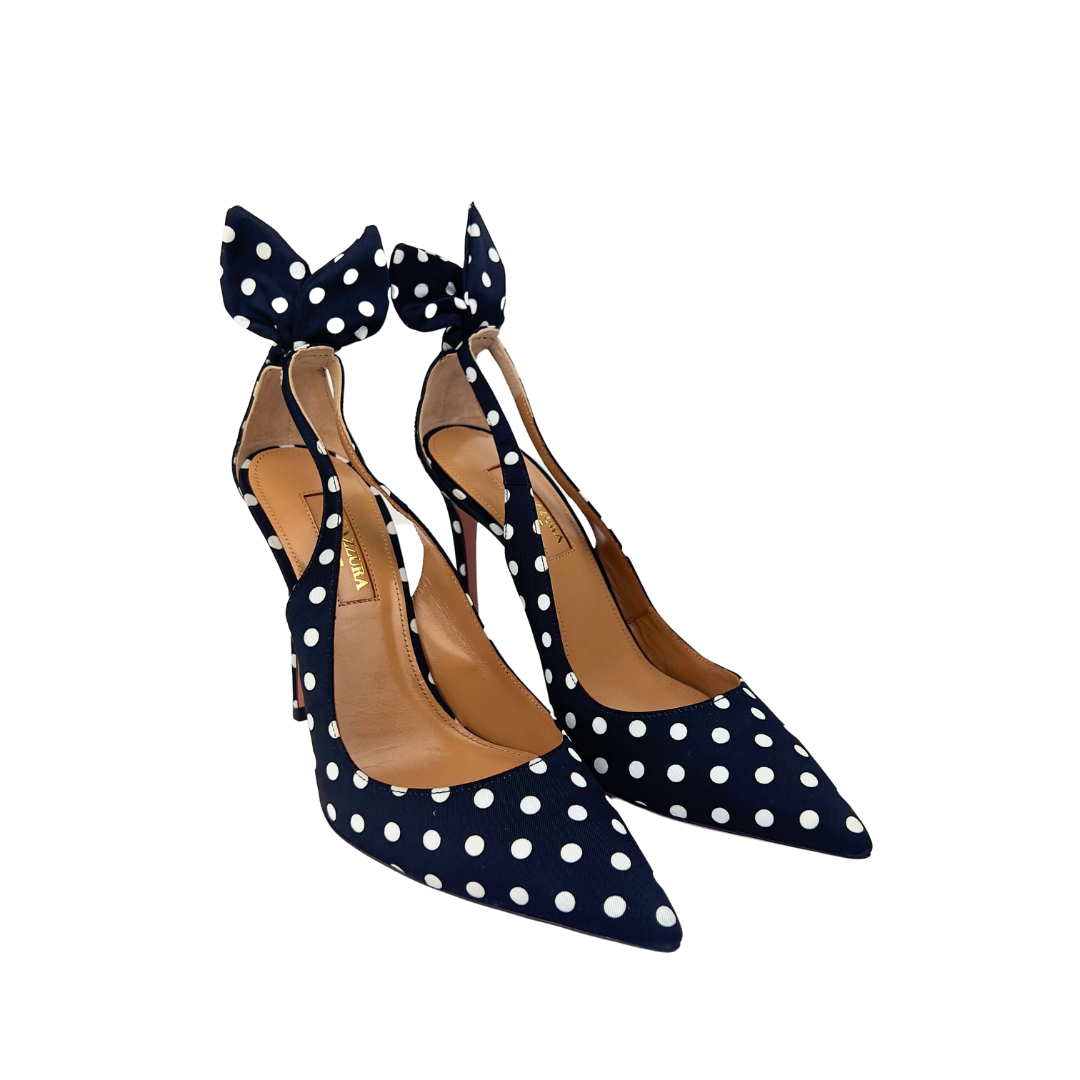 Acquazzura Polka Dot Pumps Deneuve 105