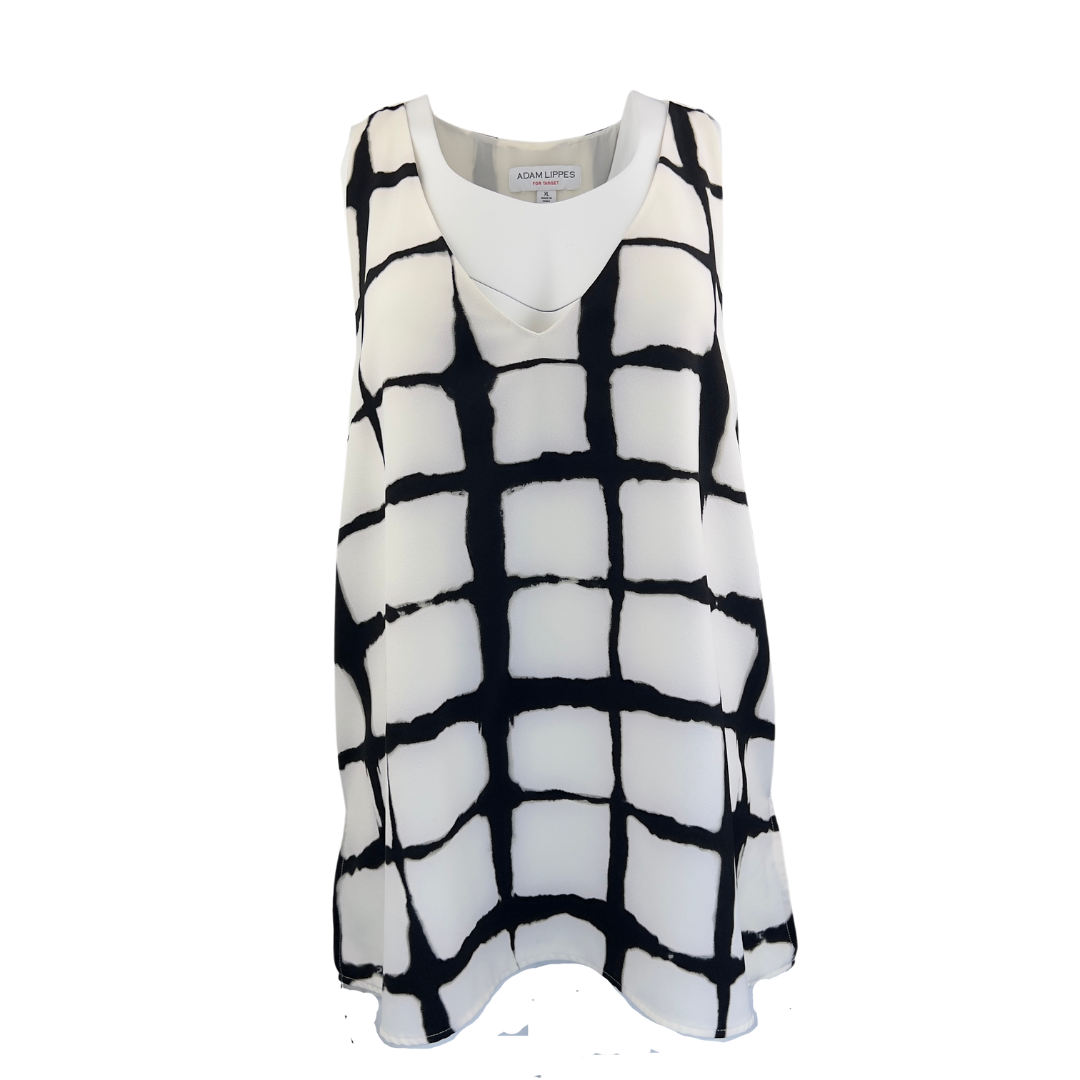 Adam Lippes for Target White and Black Tank
