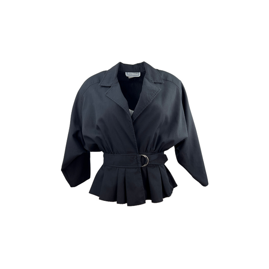 Prima Donna Black Dolman Sleeve Skirted Blazer