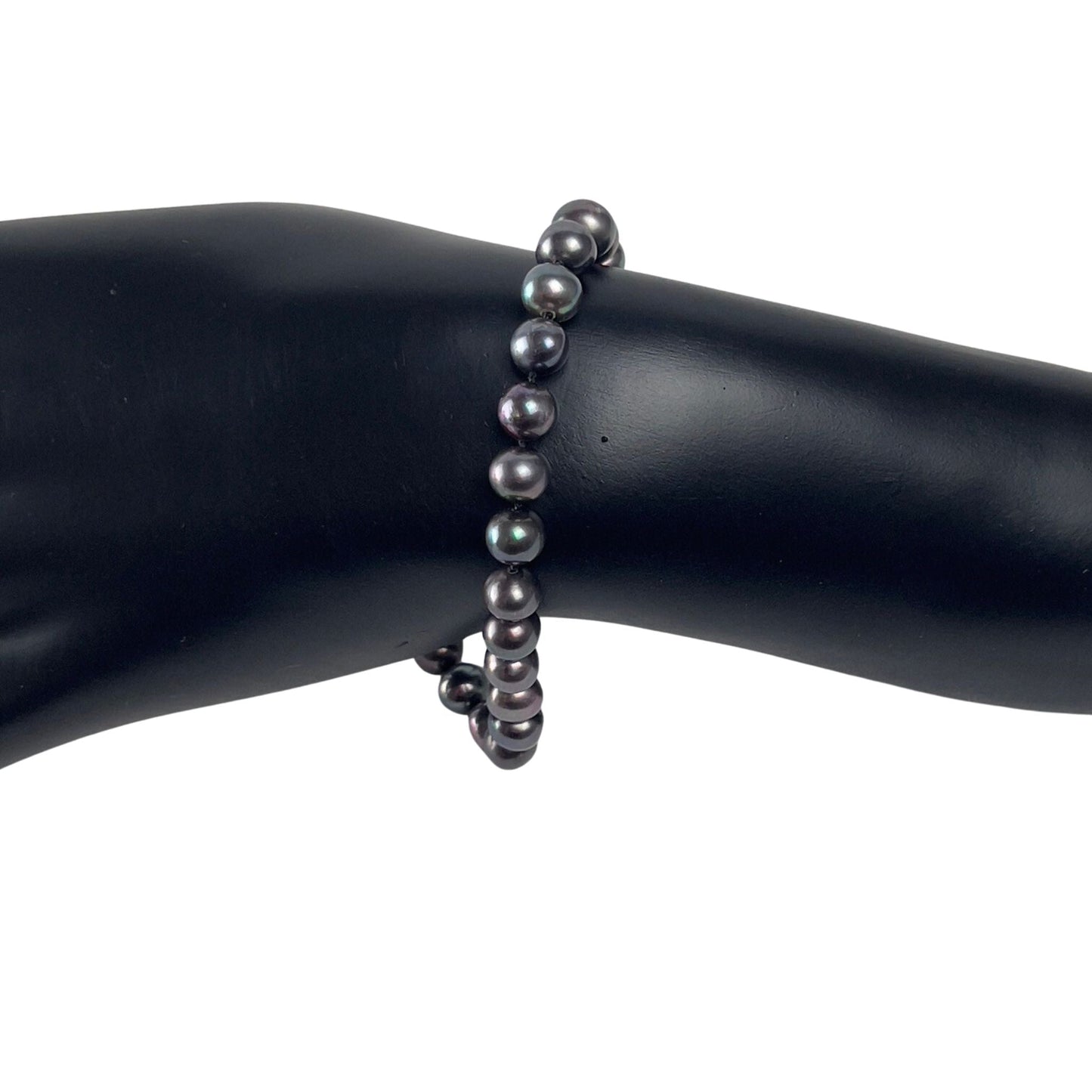 Dark Grey Cultured Pearl Bracelet
