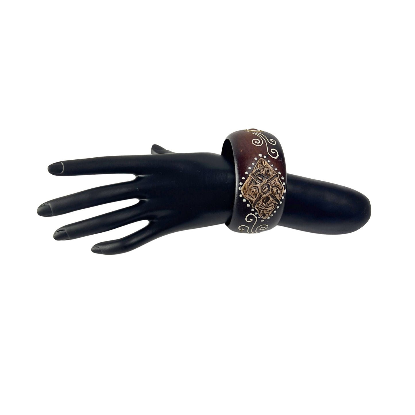 Handpainted Wooden Bangle