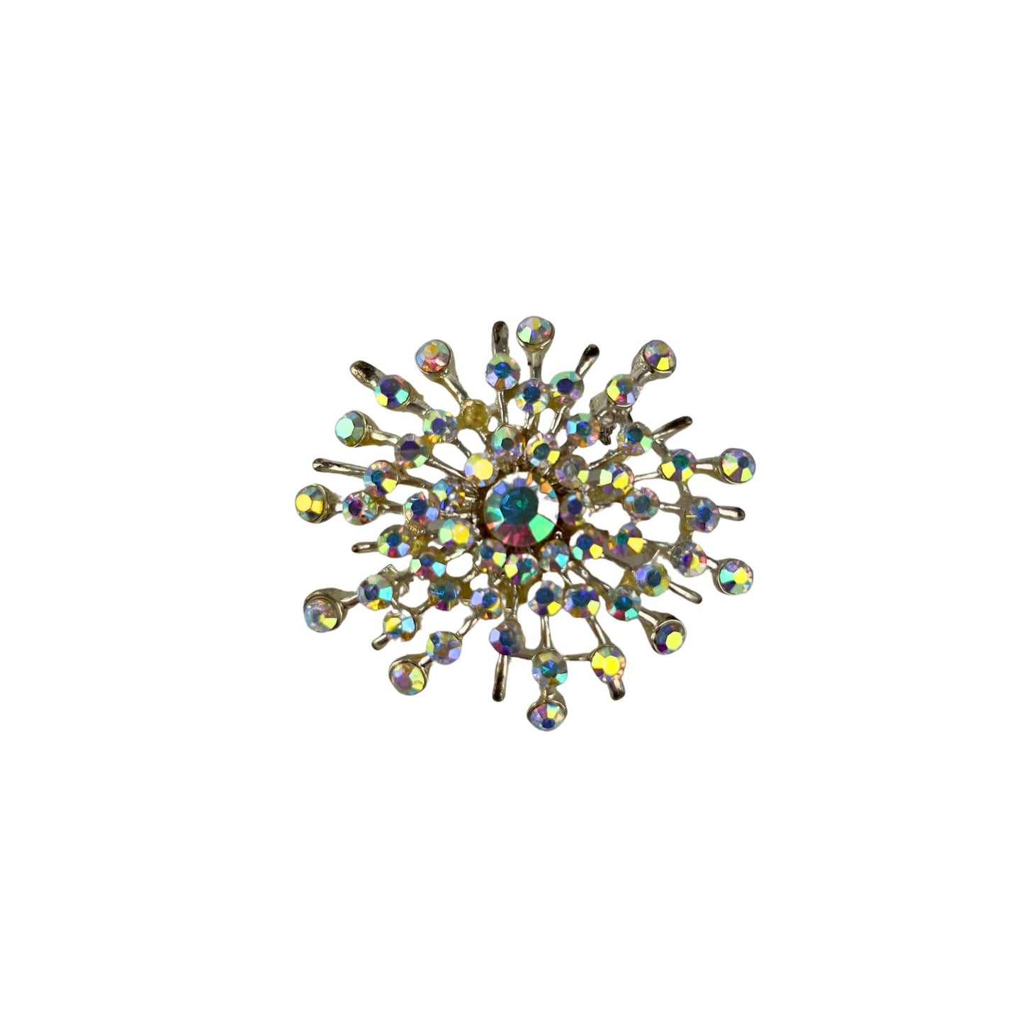 Iridescent Snowflake Brooch