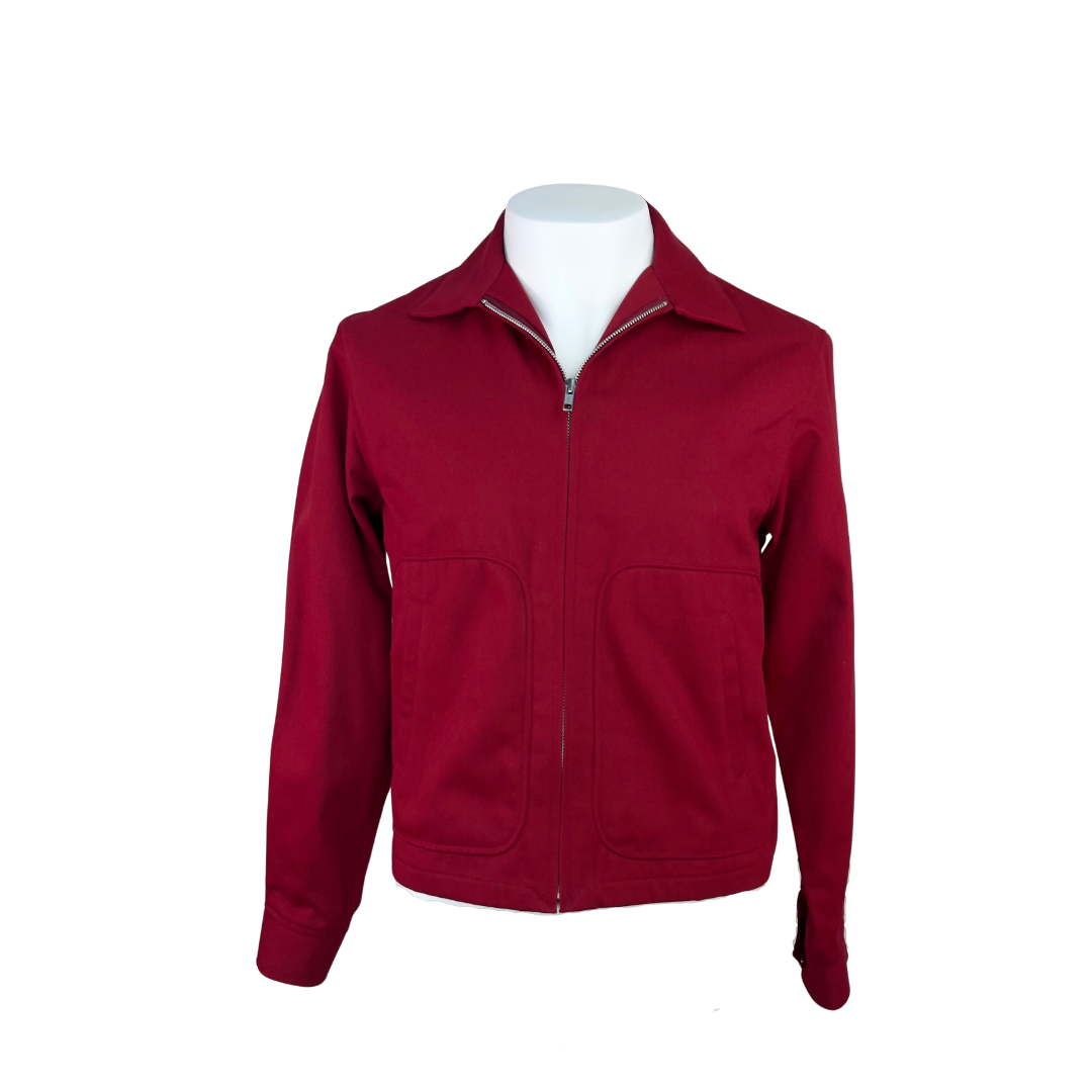 Vintage Replica Burgundy Cotton Jacket