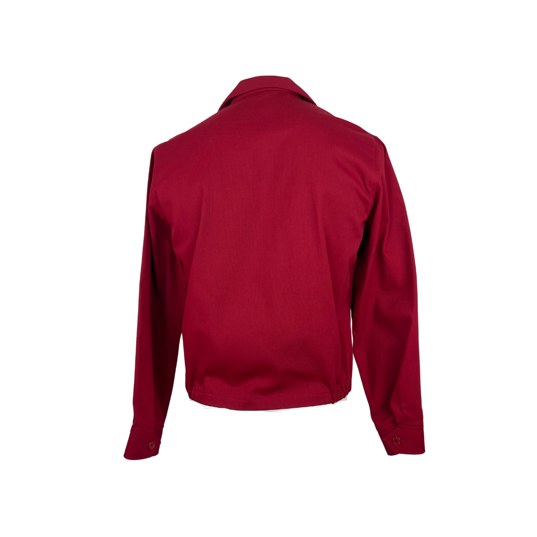 Vintage Replica Burgundy Cotton Jacket
